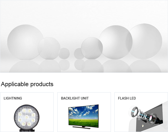 2~6 “SSP Applicable products(Flash LED/LED), 2~6 “DSP Applicable products(Lightning/Backlight unit/Automative)